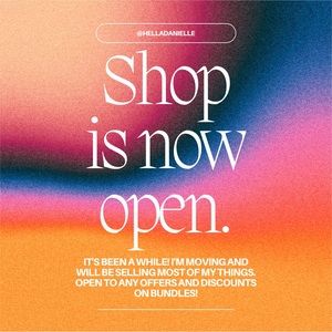 ✨ Shop is back open! Everything ahead of this post is now for sale! ✨